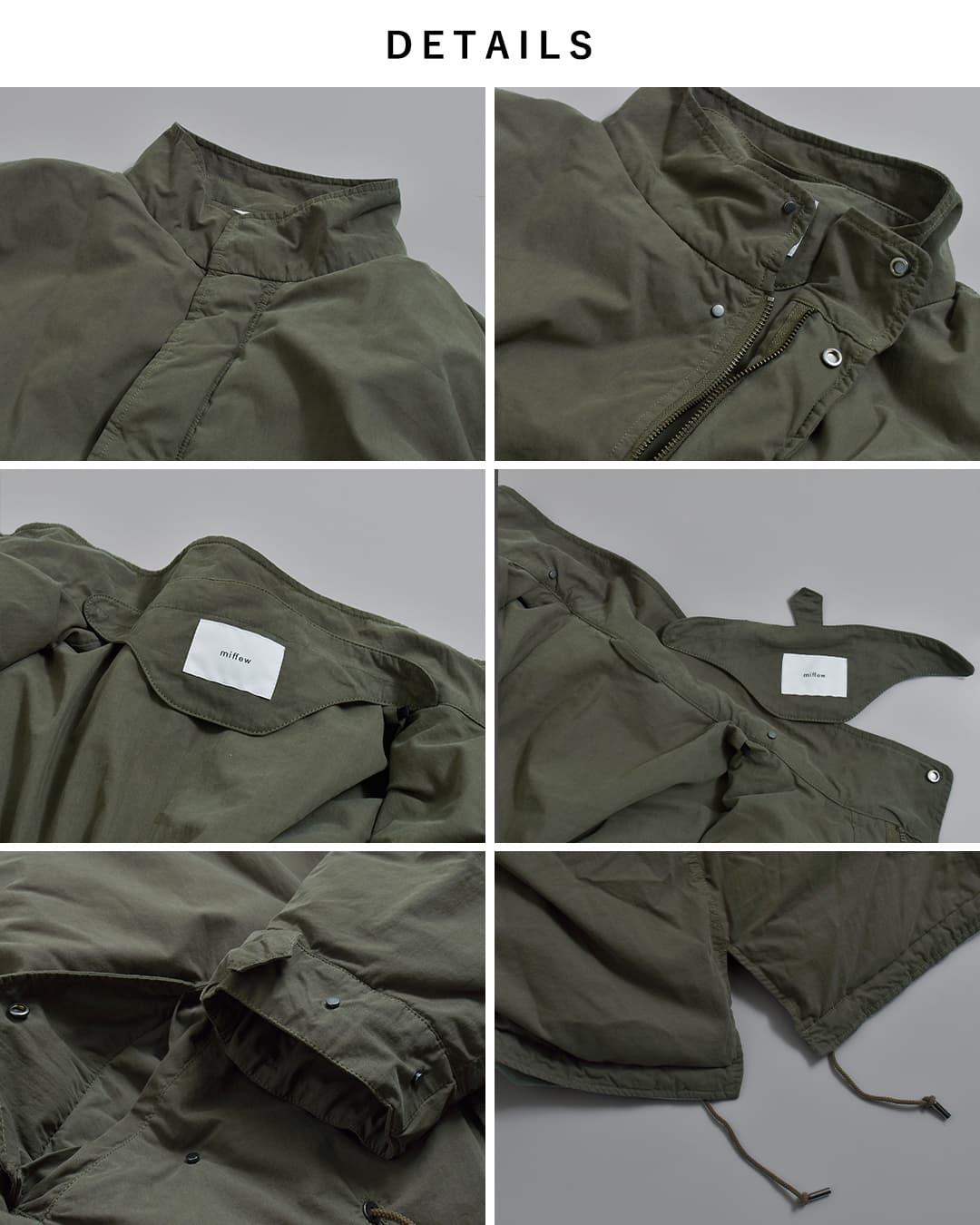 miffew ミフュー フィールド ダウン コート FIELD DOWN COAT