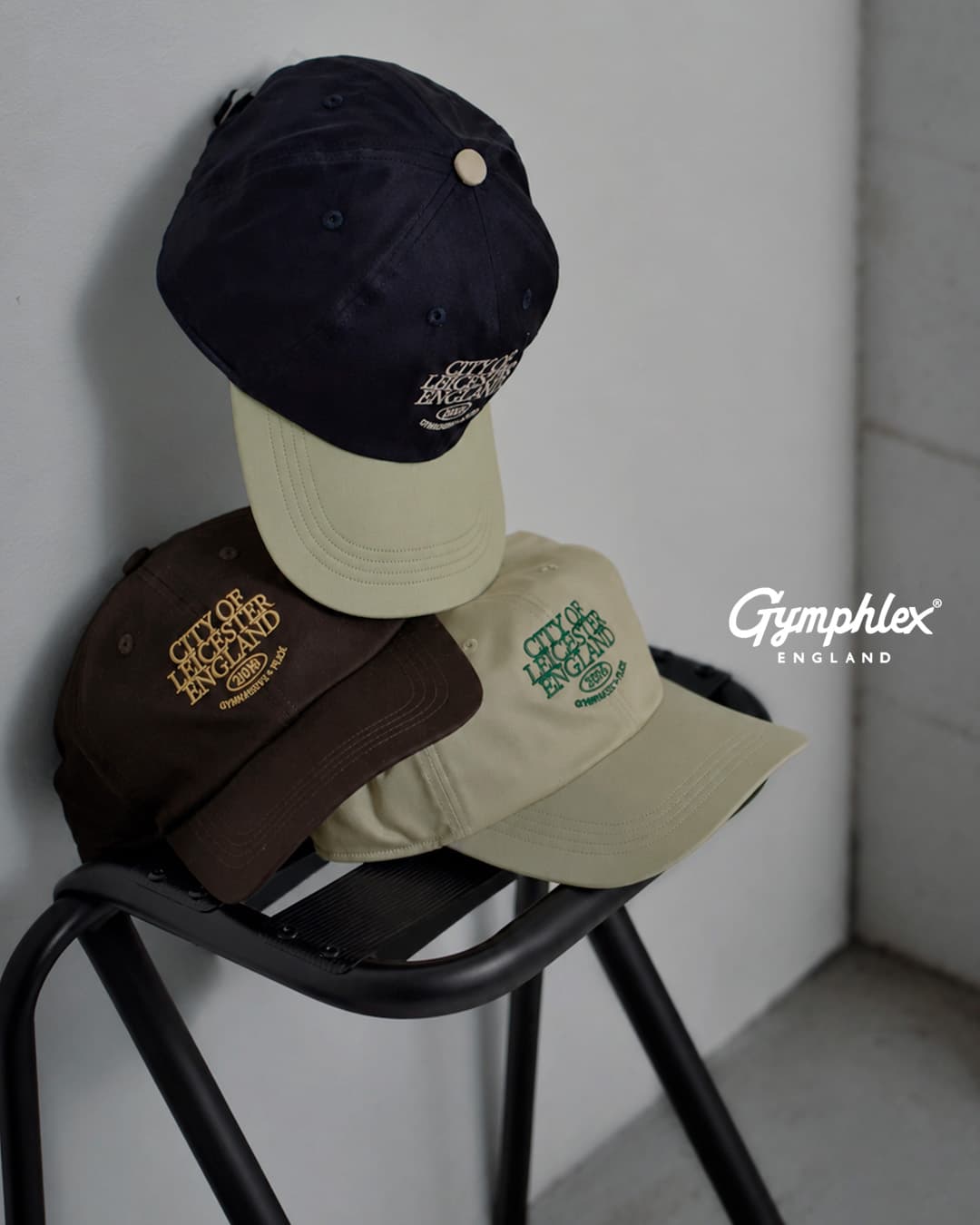 Gymphlex ジムフレックス コットンツイル ロゴ キャップ gy-h0411cog