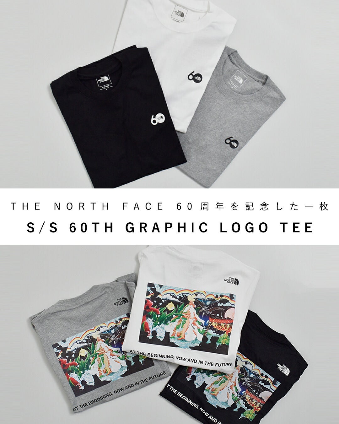 THE NORTH FACE ノースフェイス ショートスリーブ 60th グラフィック