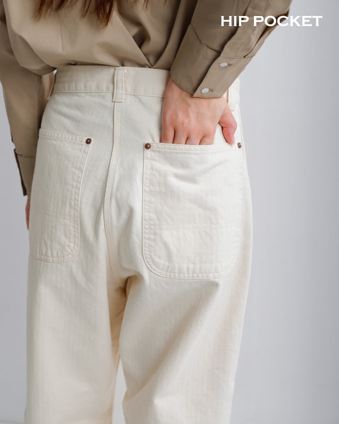 ordinaryfits オーディナリーフィッツ ヘリンボーン ベルパンツ BELL
