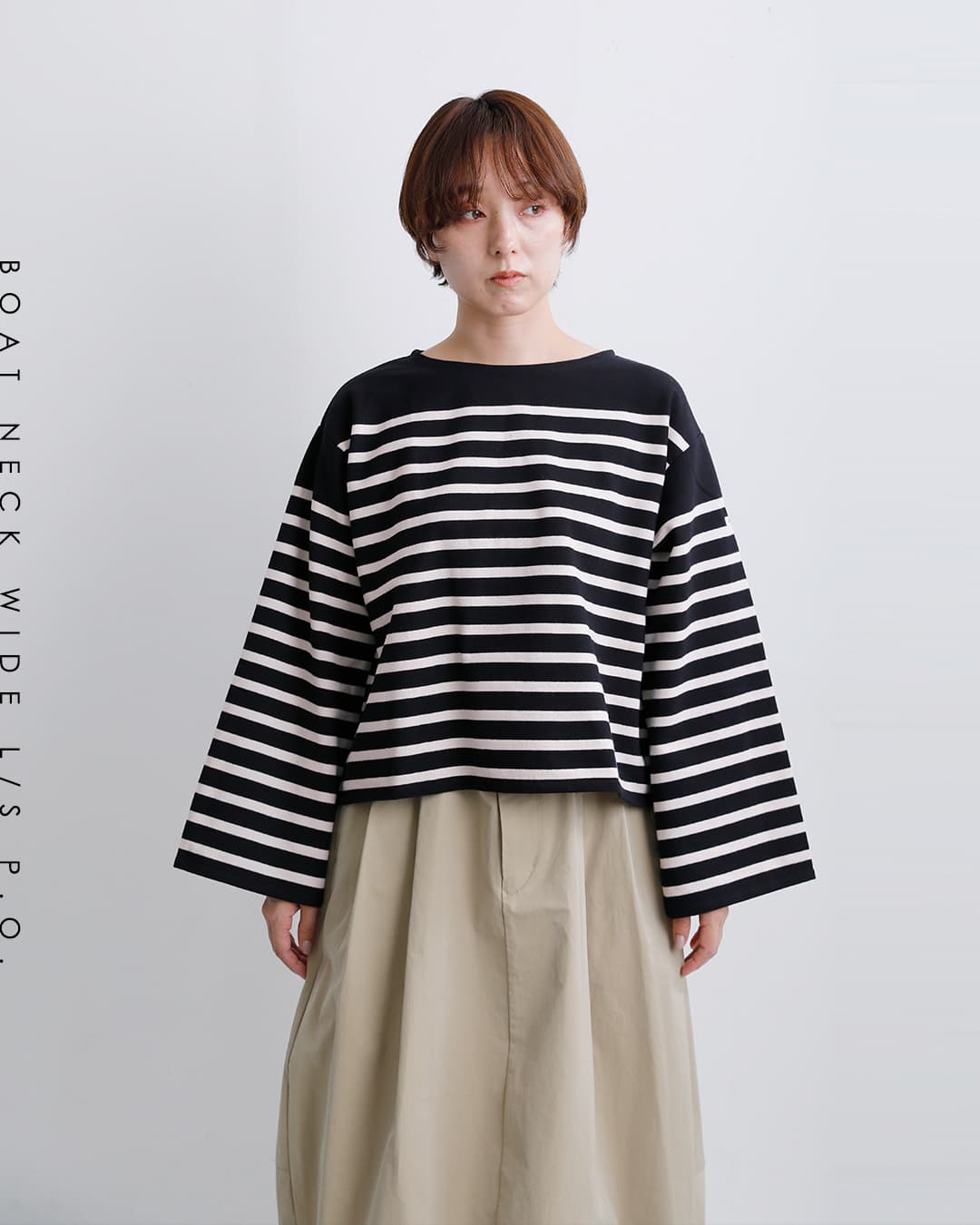 ORCIVAL オーチバル オーシバル ラッセル パネルボーダー ワイド 長袖