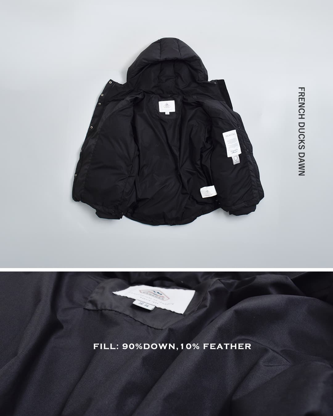 PYRENEX ピレネックス フレンチダック スタンドカラー ダウン