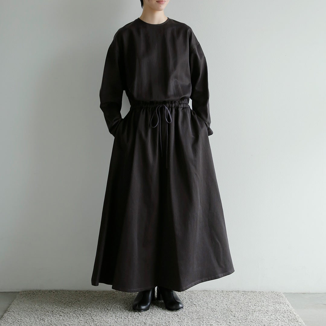【本日限定価格】YOSAヨサ テラウェア ブラック Lサイズ 上下セット YOKO SAKAMOTO ヨーコサカモト ブラッシュド サテン リラックス ドレス