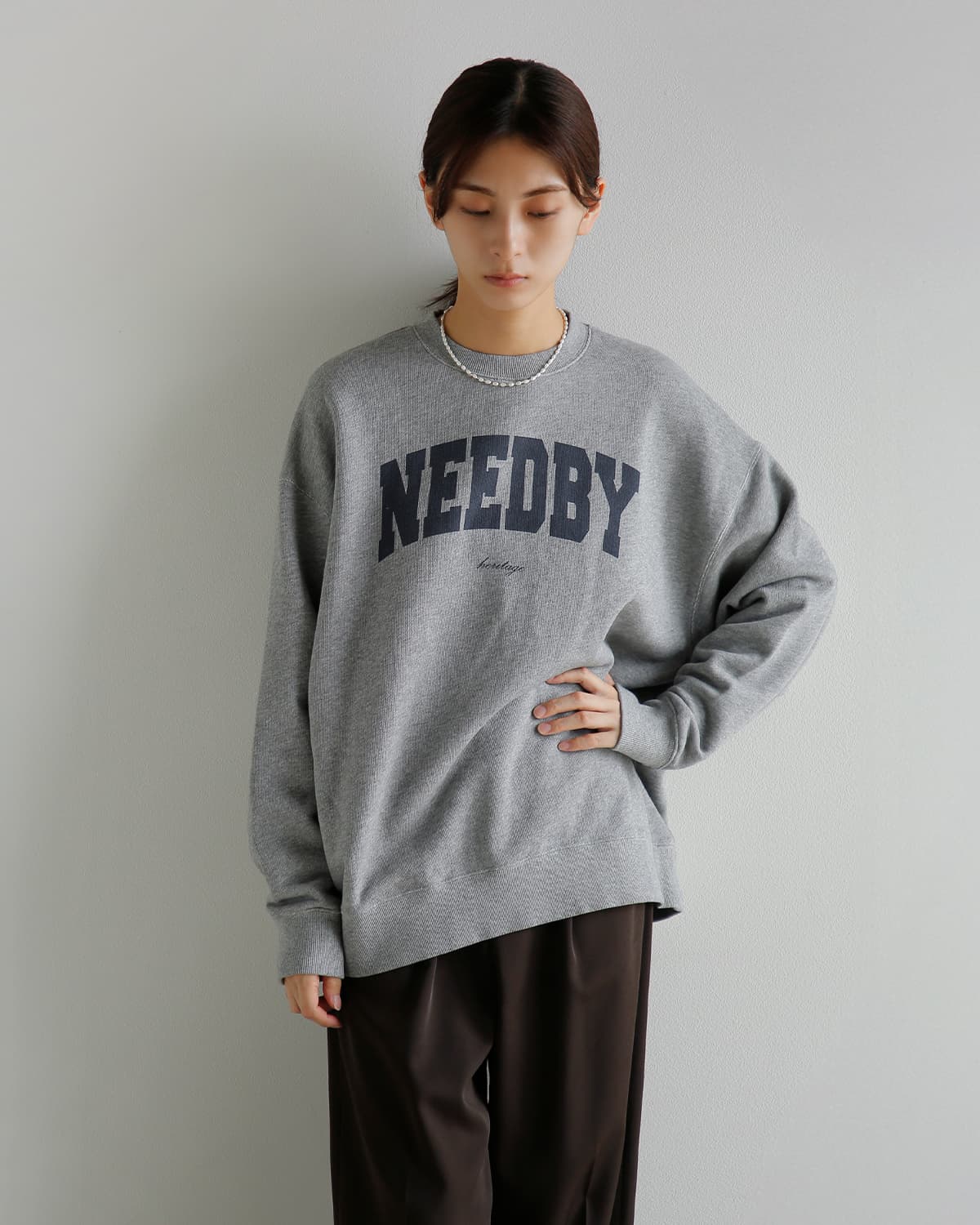 Needby heritage ニードバイヘリテージ コットン プリント 長袖