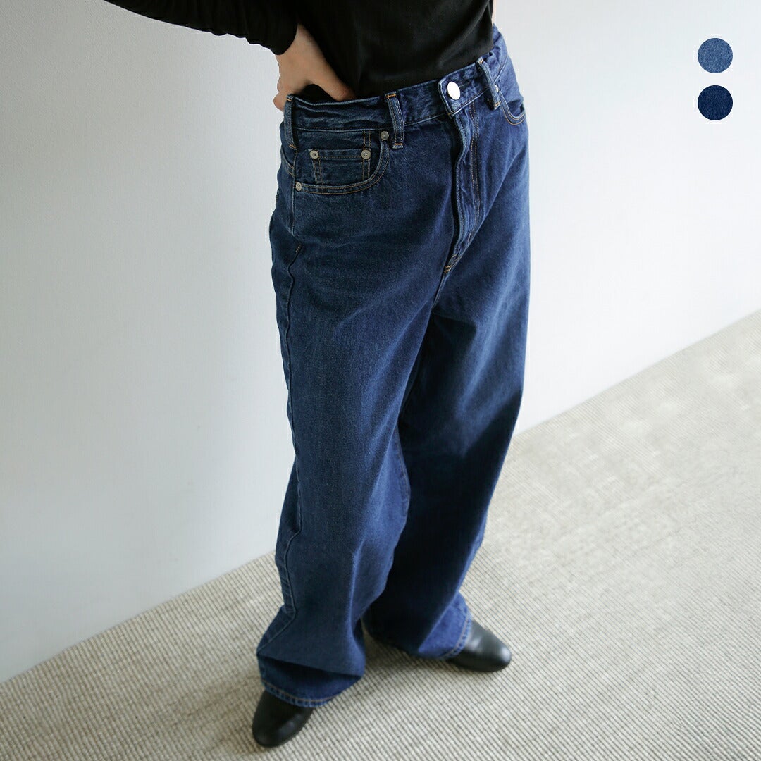 Needby heritage ニードバイヘリテージ ワイドストレート デニムパンツ
