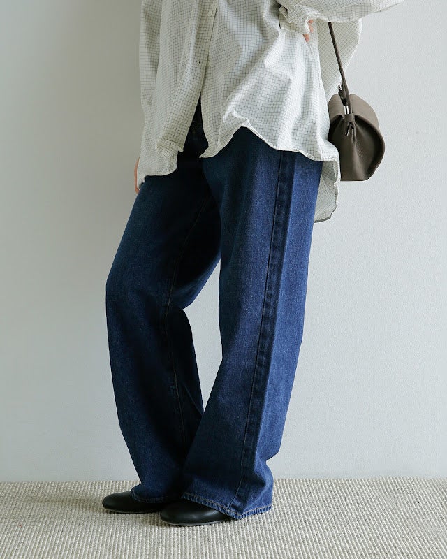 Needby heritage ニードバイヘリテージ ワイドストレート デニムパンツ
