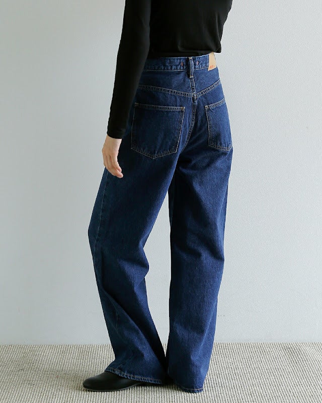 Needby heritage ニードバイヘリテージ ワイドストレート デニムパンツ