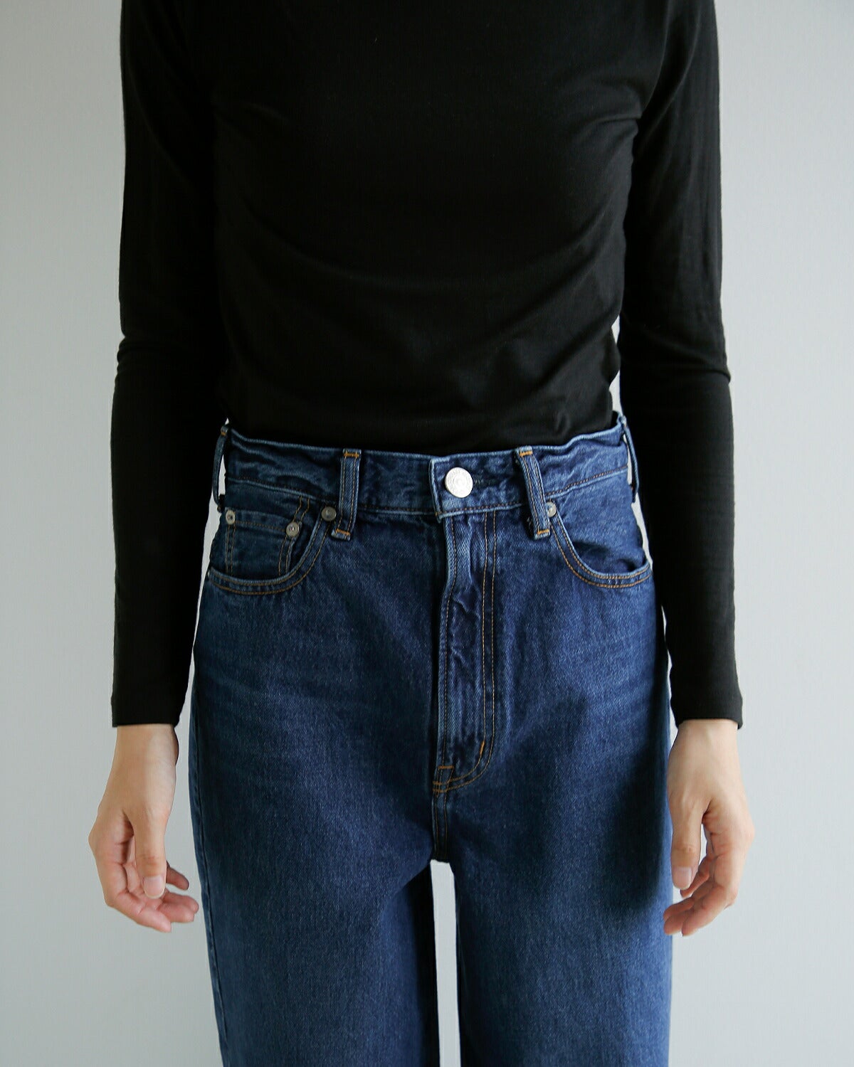 Needby heritage ニードバイヘリテージ ワイドストレート デニムパンツ