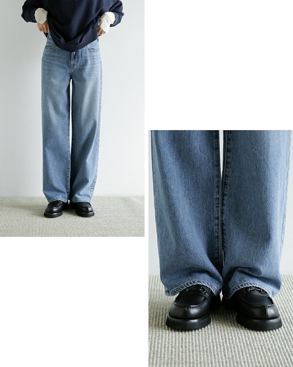 Needby heritage ニードバイヘリテージ コットン ストレート パンツ
