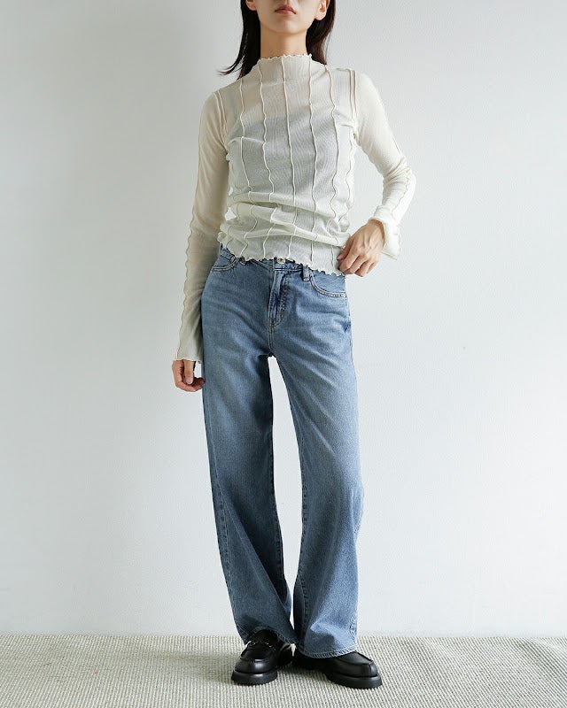 Needby heritage ニードバイヘリテージ コットン ストレート パンツ
