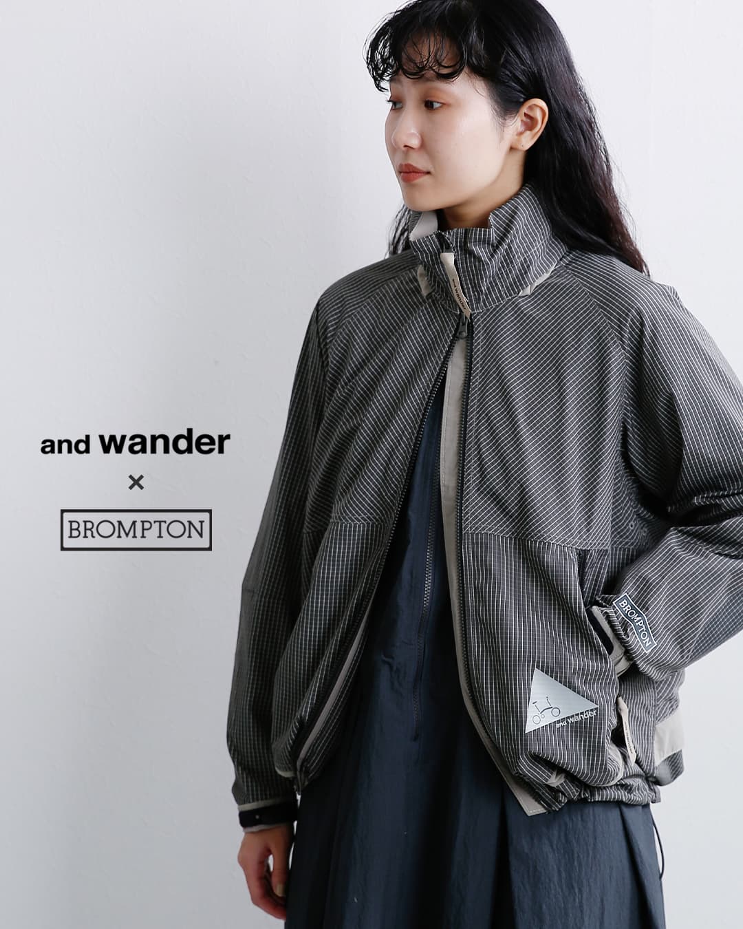 and wander アンドワンダー ×Brompton ブロンプトン リフレクター