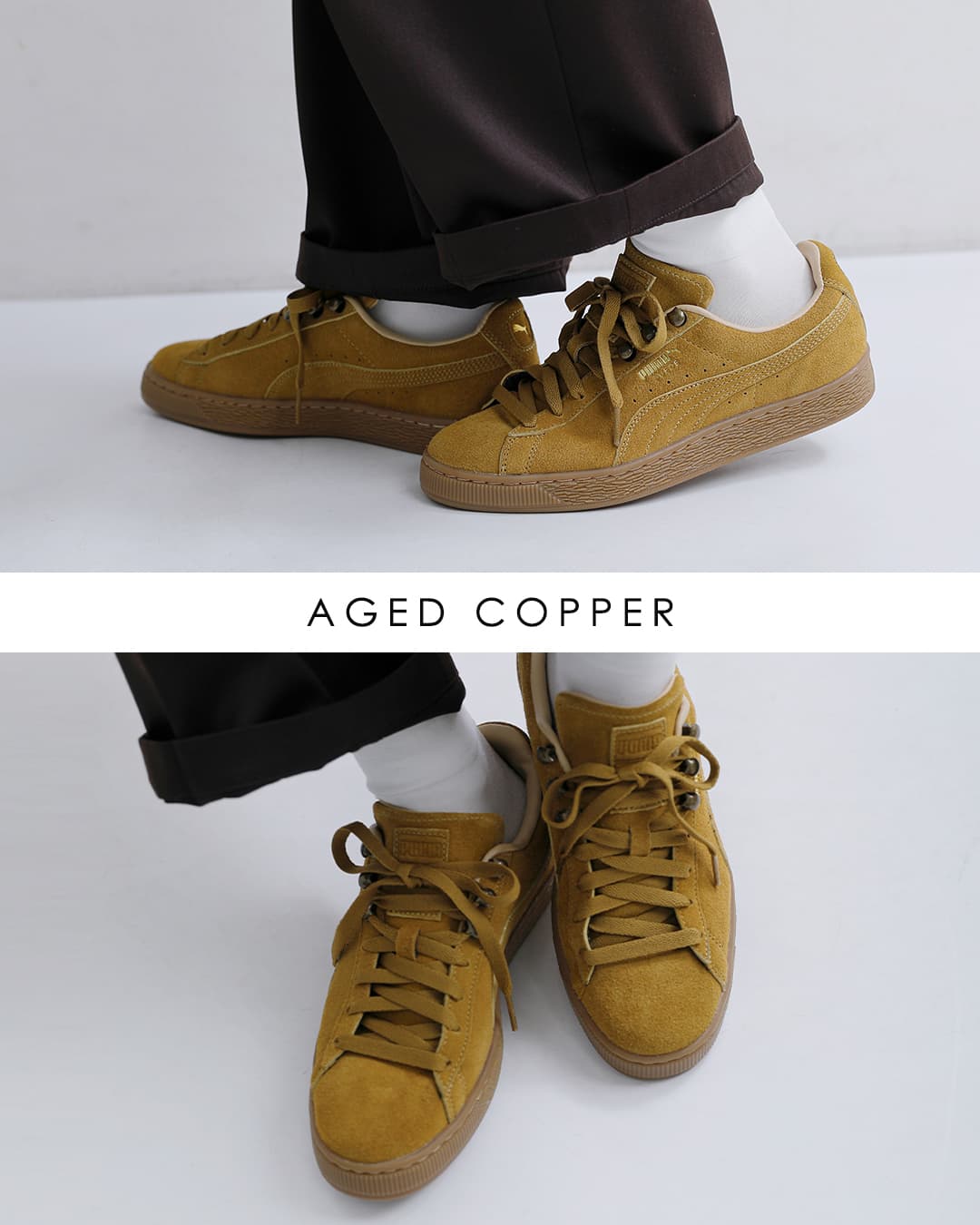 Scye サイ ×PUMA プーマ スエード / レザー スニーカー 408188-9 ユニ