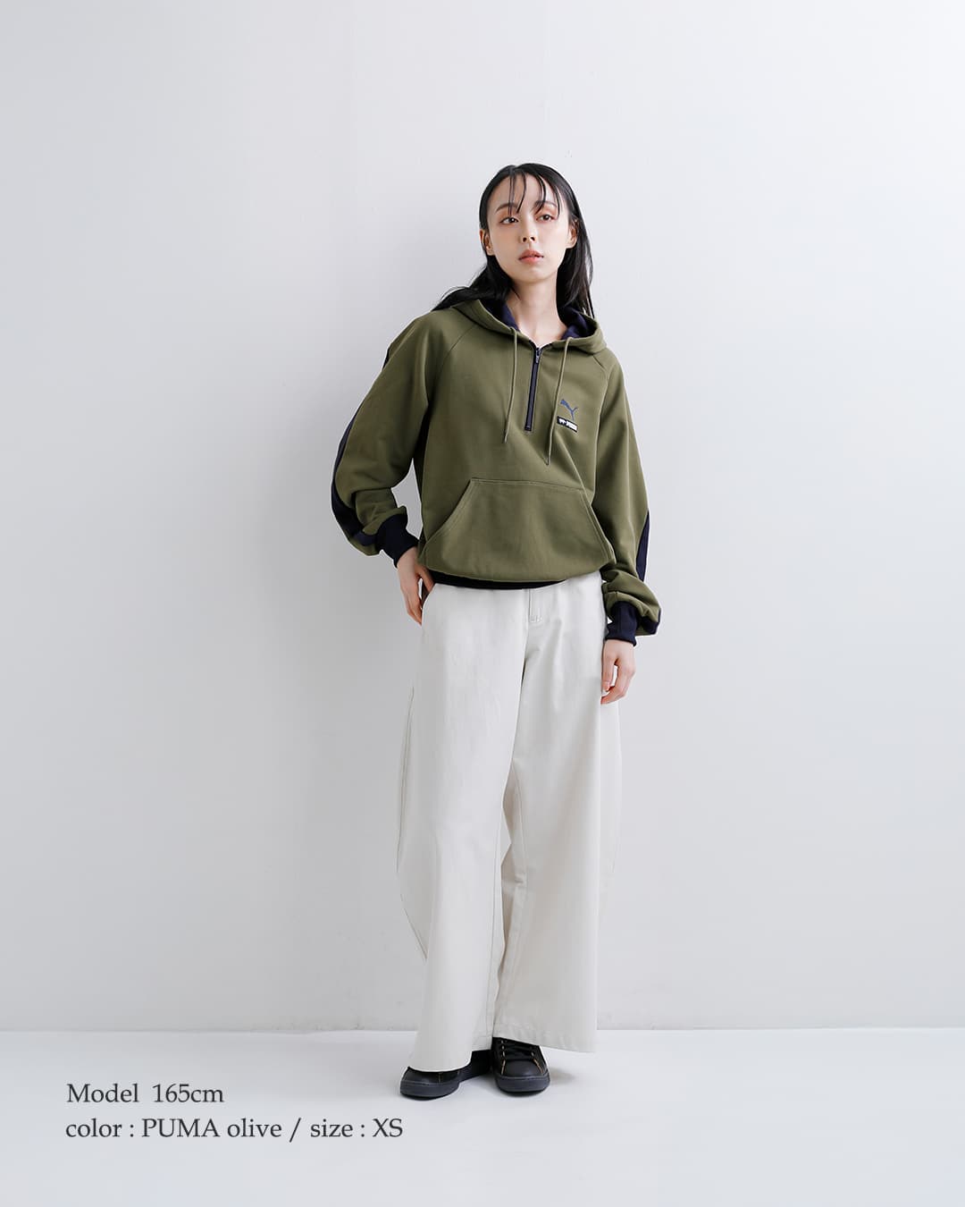 クーポン対象】Scye サイ ×PUMA プーマ ハーフジップ フーディー