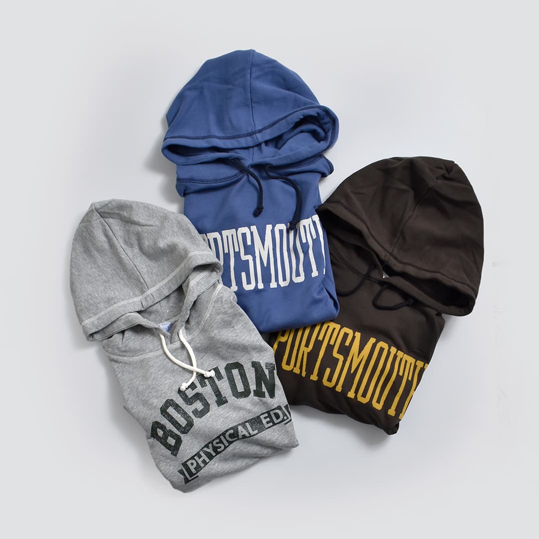 Champion チャンピオン ガーメントウォッシュ プリント スウェット