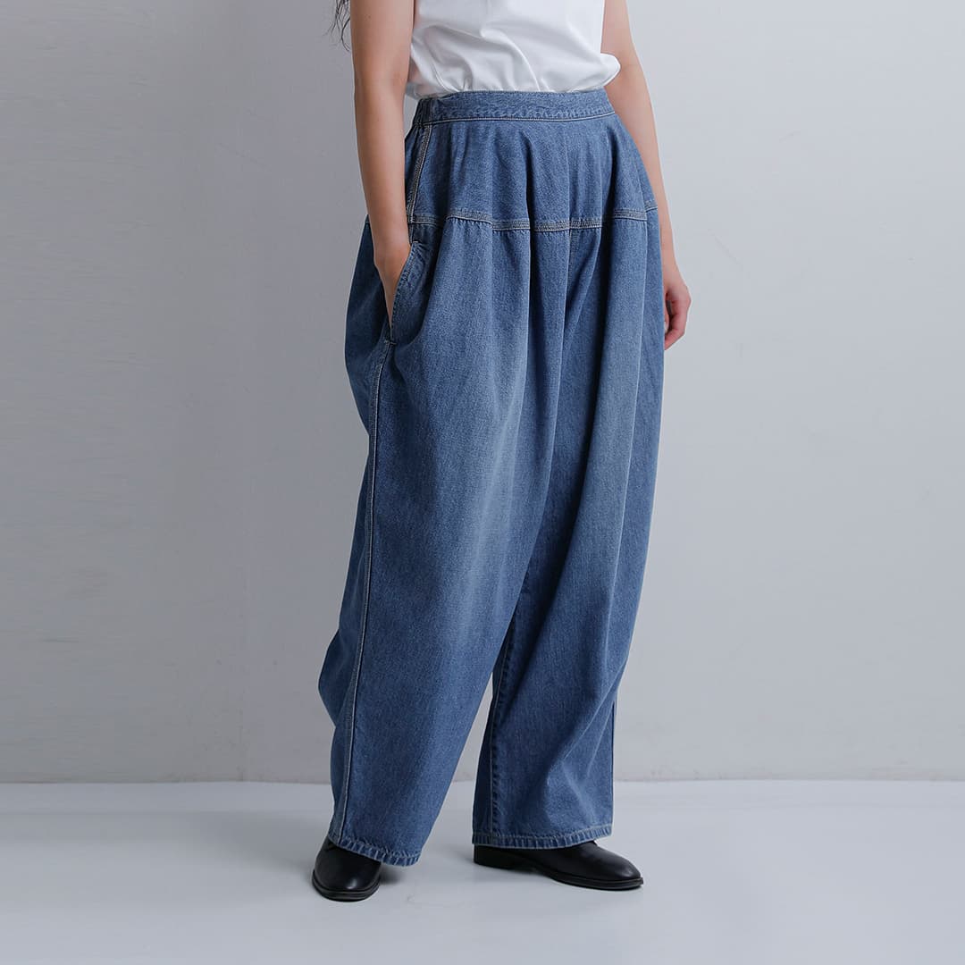 Johnbull ジョンブル デニム サーキュラー パンツ jl263p13 レディース