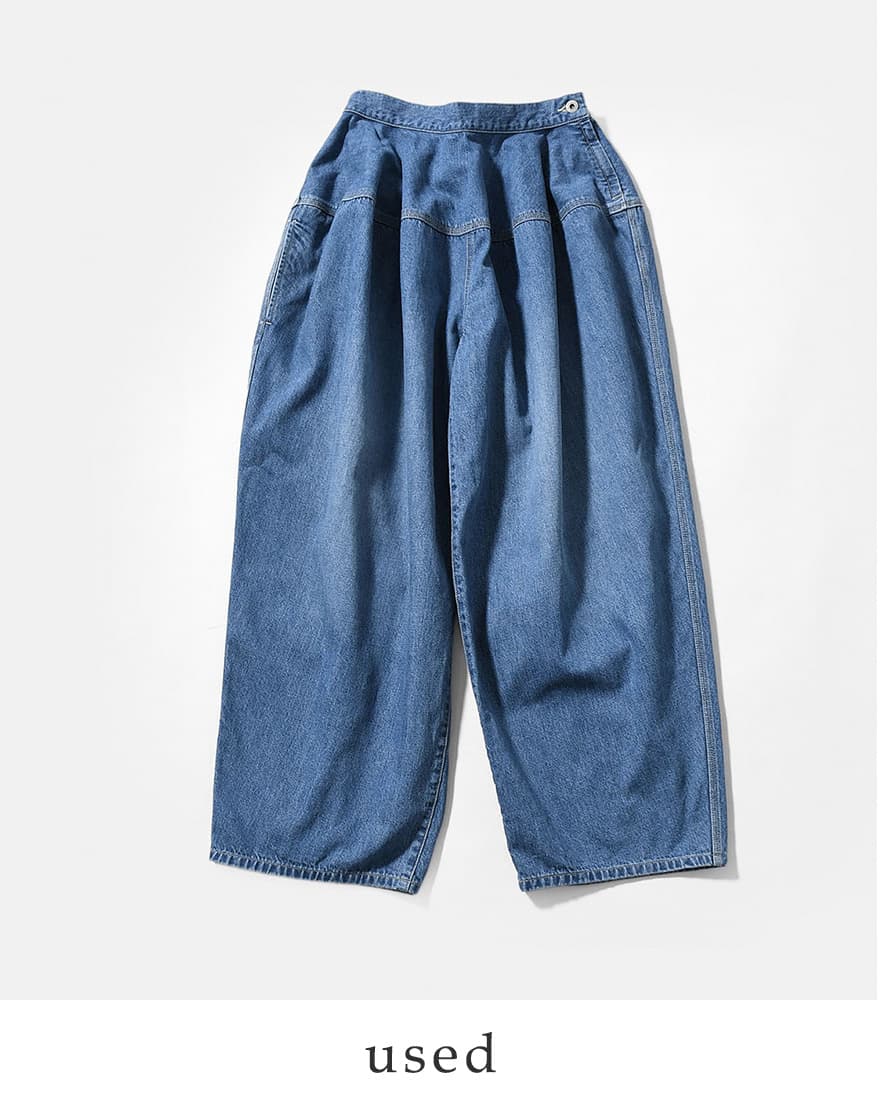 Johnbull ジョンブル デニム サーキュラー パンツ jl263p13 レディース