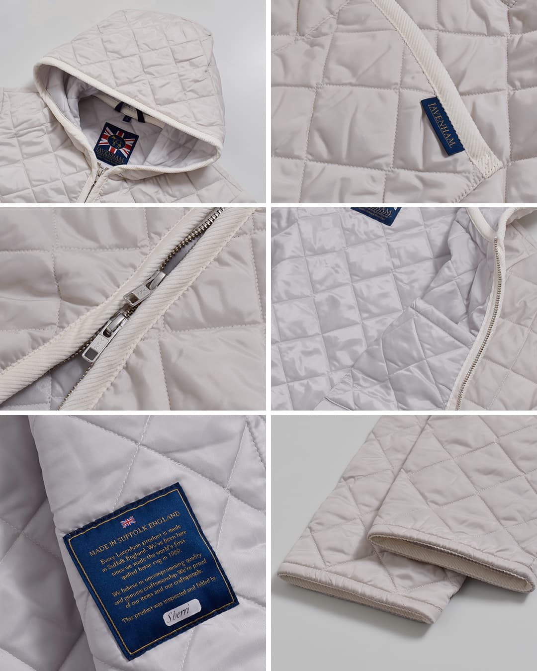 LAVENHAM ラベンハム ジップド クレイドン キルティング ジャケット
