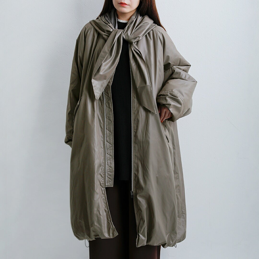 ALWEL オルウェル シンサレート 中綿 スカーフディテール パデッド