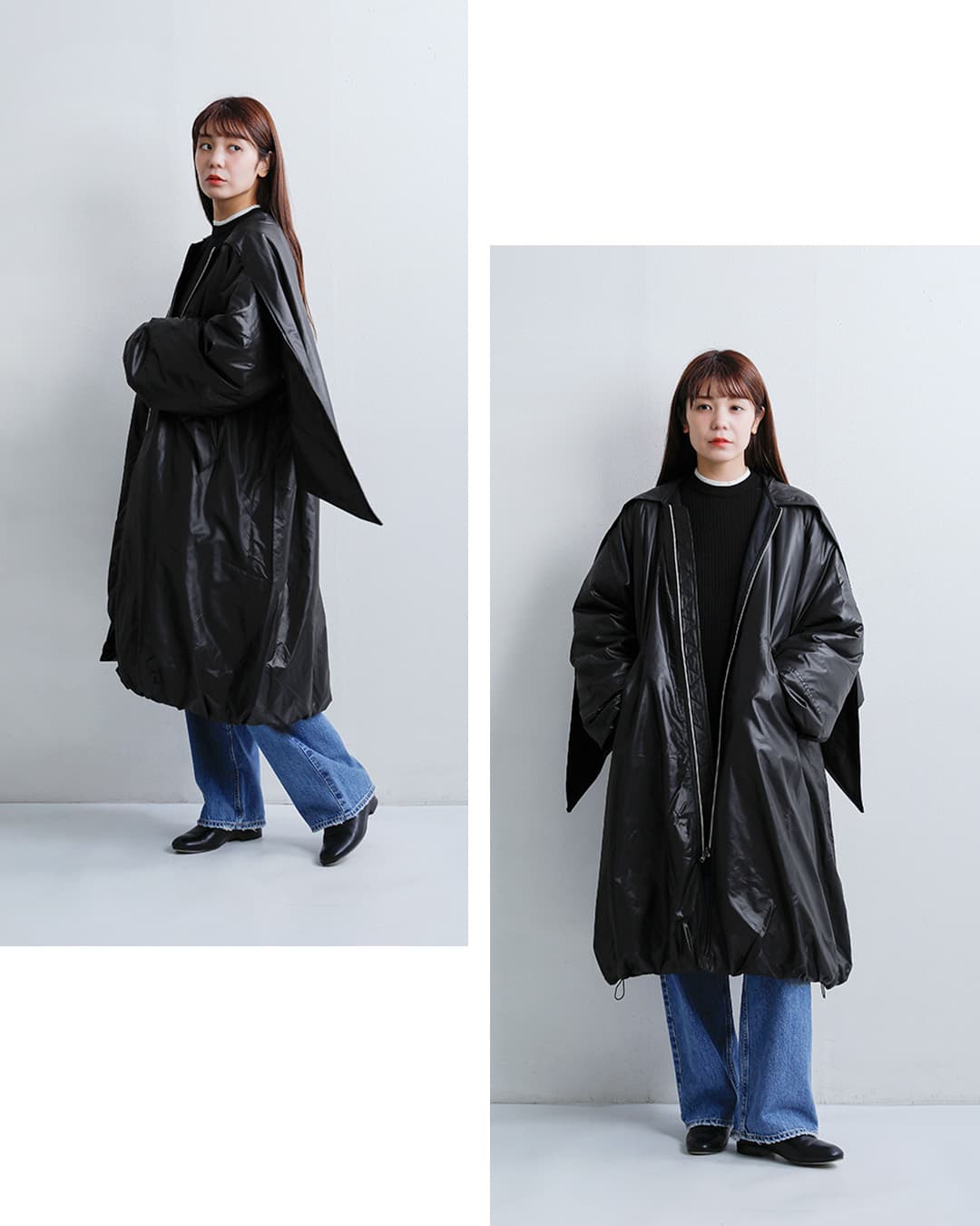 ALWEL オルウェル シンサレート 中綿 スカーフディテール パデッド