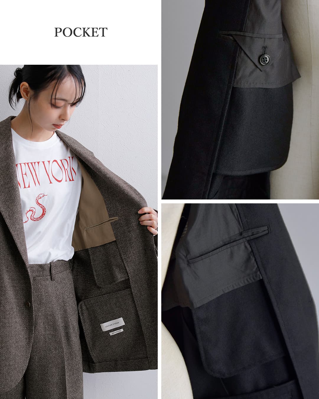クーポン対象】COUTURE D'ADAM クチュールドアダム カシミヤブレンド