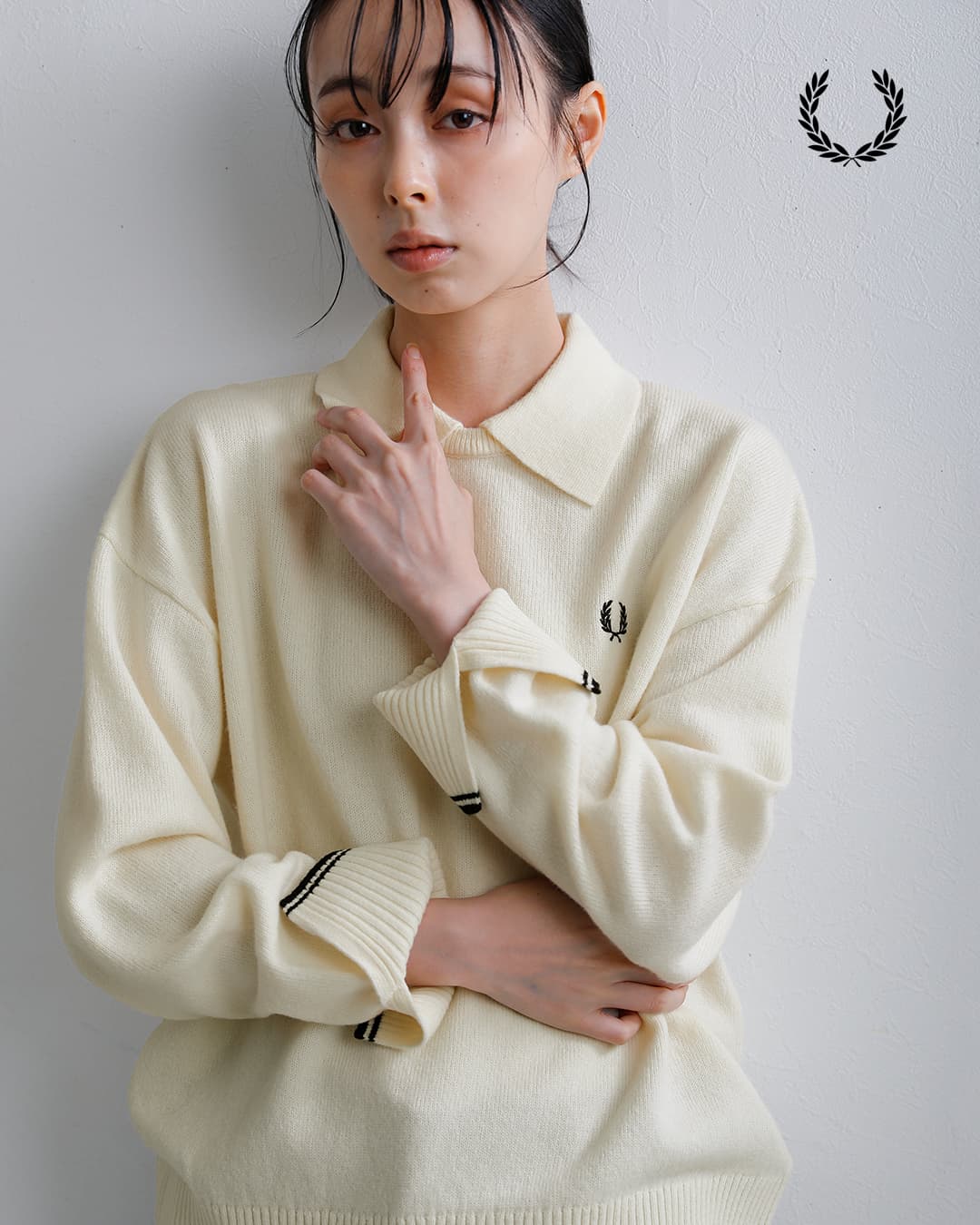 クーポン対象】FRED PERRY フレッド ペリー ウール スプリットカフ