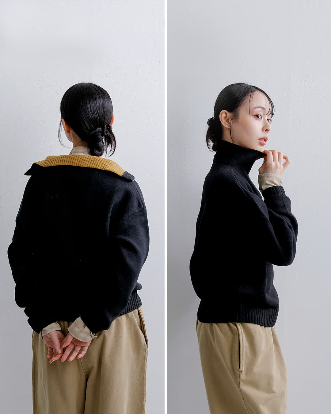 クーポン対象】FRED PERRY フレッド ペリー ウール バイカラー ハーフ