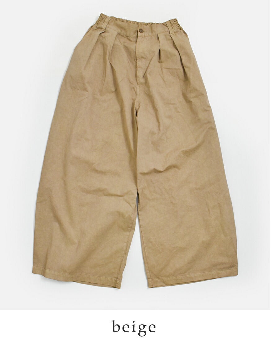 CLOTH ACROSS クロスアクロス コットン ビッグ チノパンツ BIG CHINO