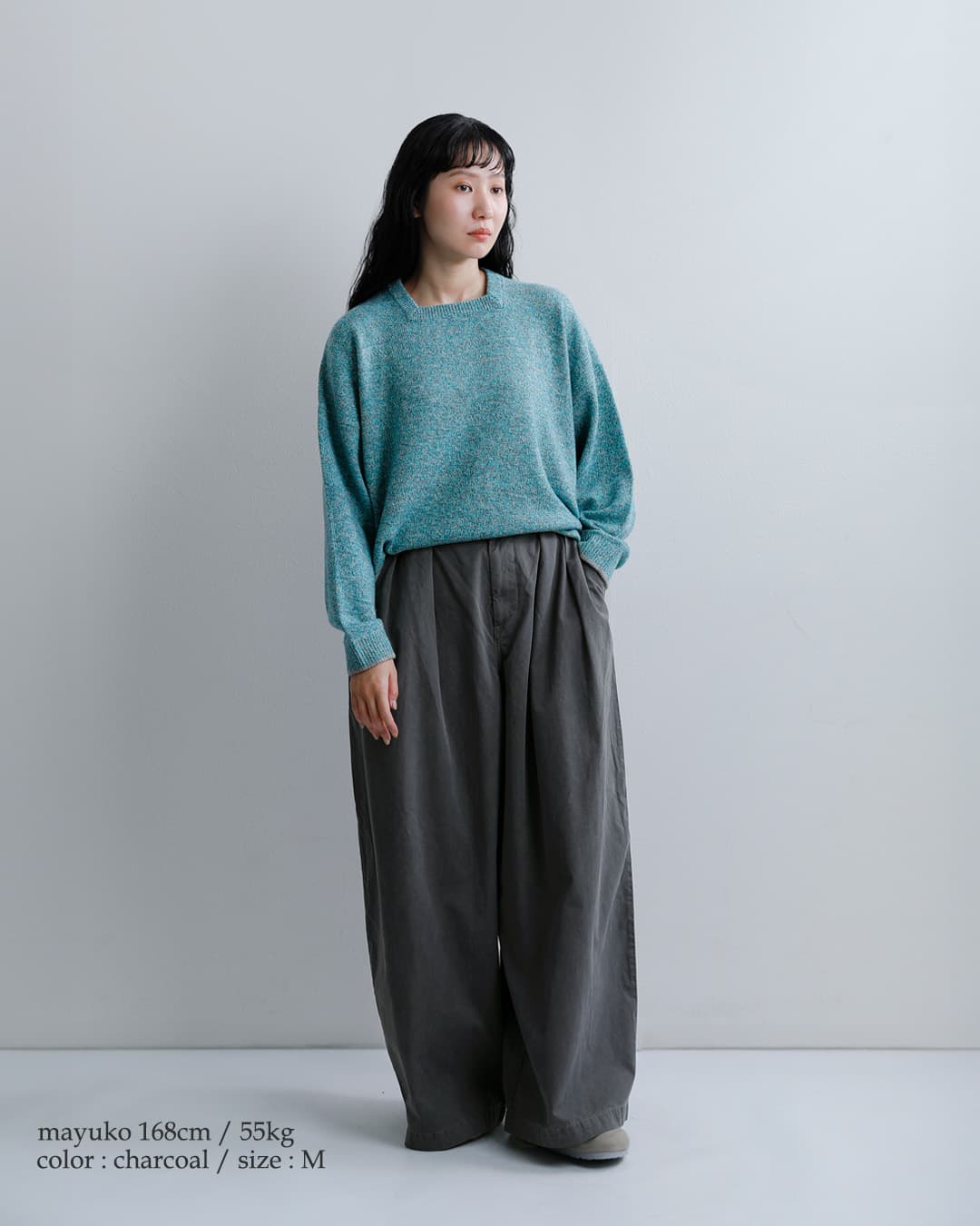 CLOTH ACROSS クロスアクロス コットン ビッグ チノパンツ BIG CHINO