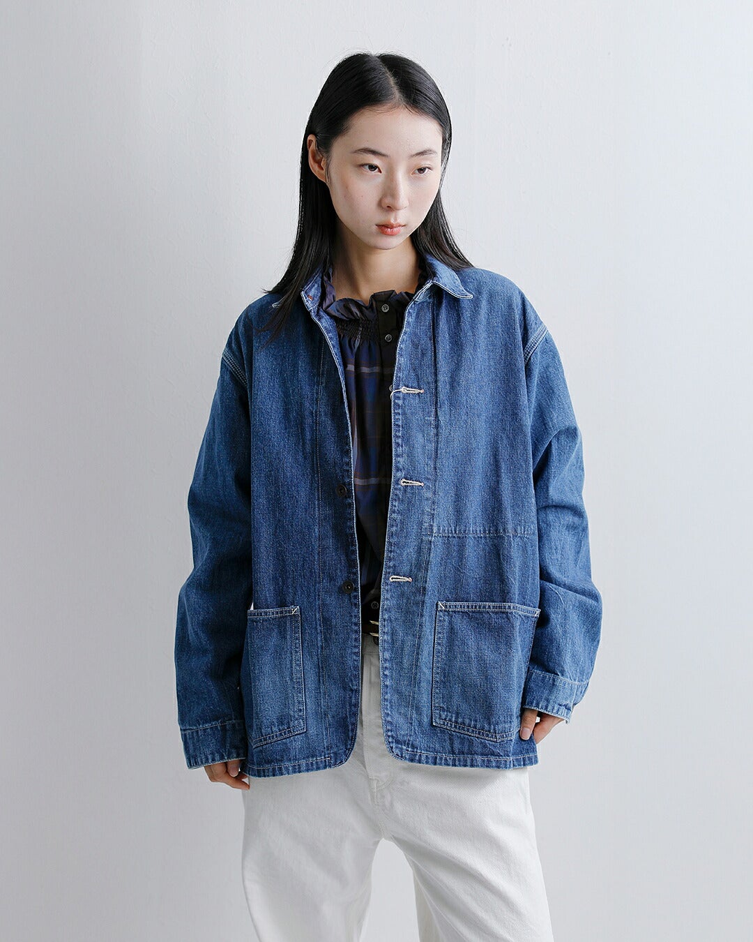 chimala チマラ 11oz セルビッチ デニム チョアジャケット cs42-jt11a