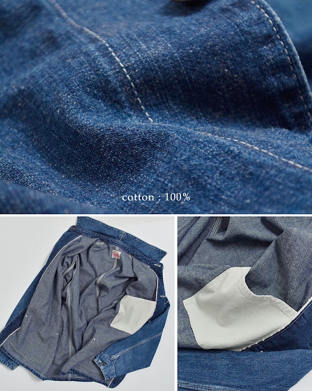 chimala チマラ 11oz セルビッチ デニム チョアジャケット cs42-jt11a