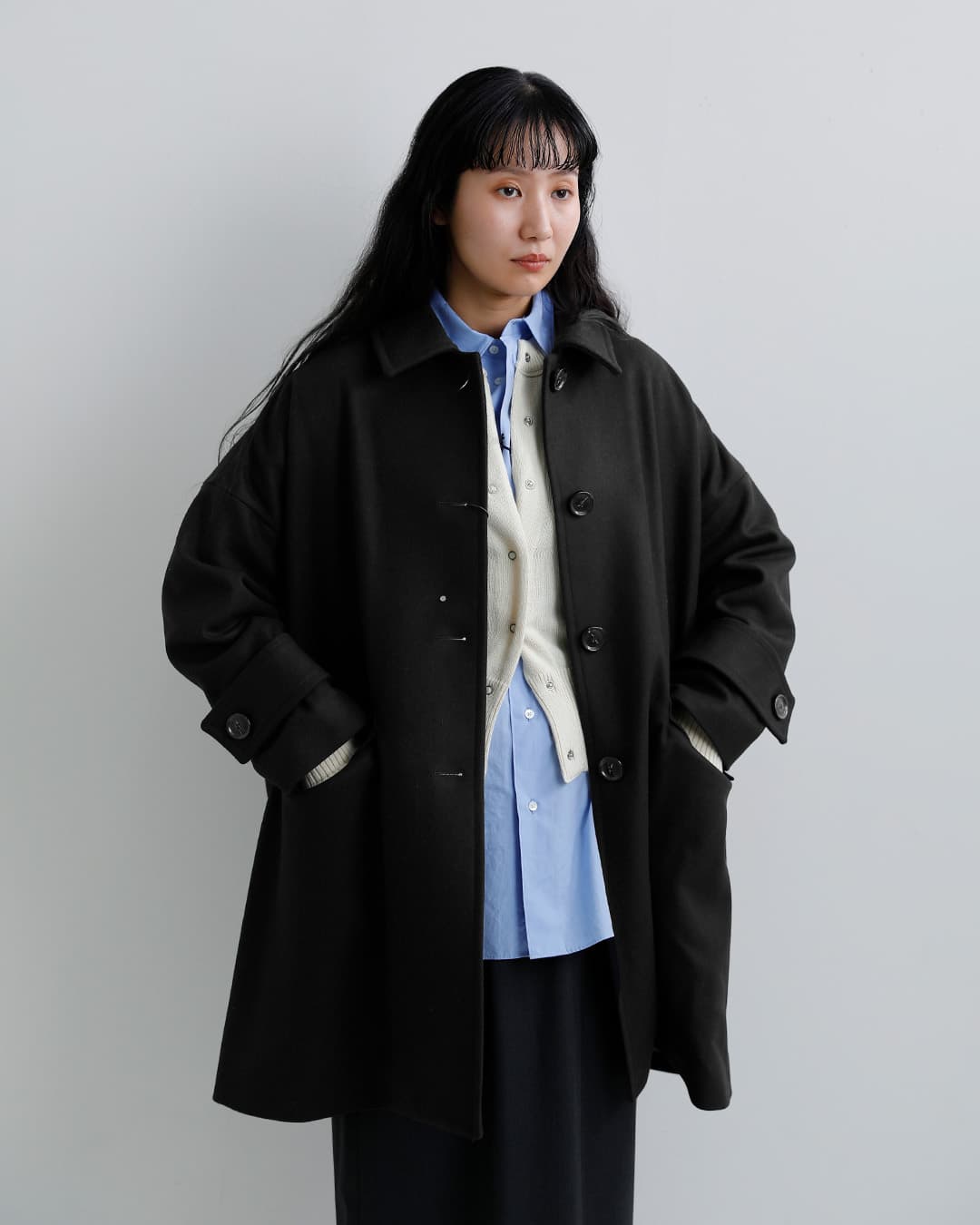 MACKINTOSH マッキントッシュ ハンビー ウールメルトン ステンカラー
