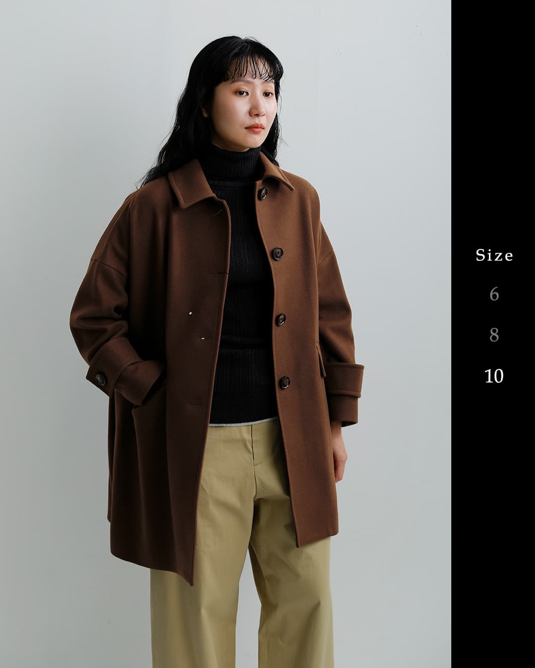 MACKINTOSH マッキントッシュ ハンビー ウールメルトン ステンカラー