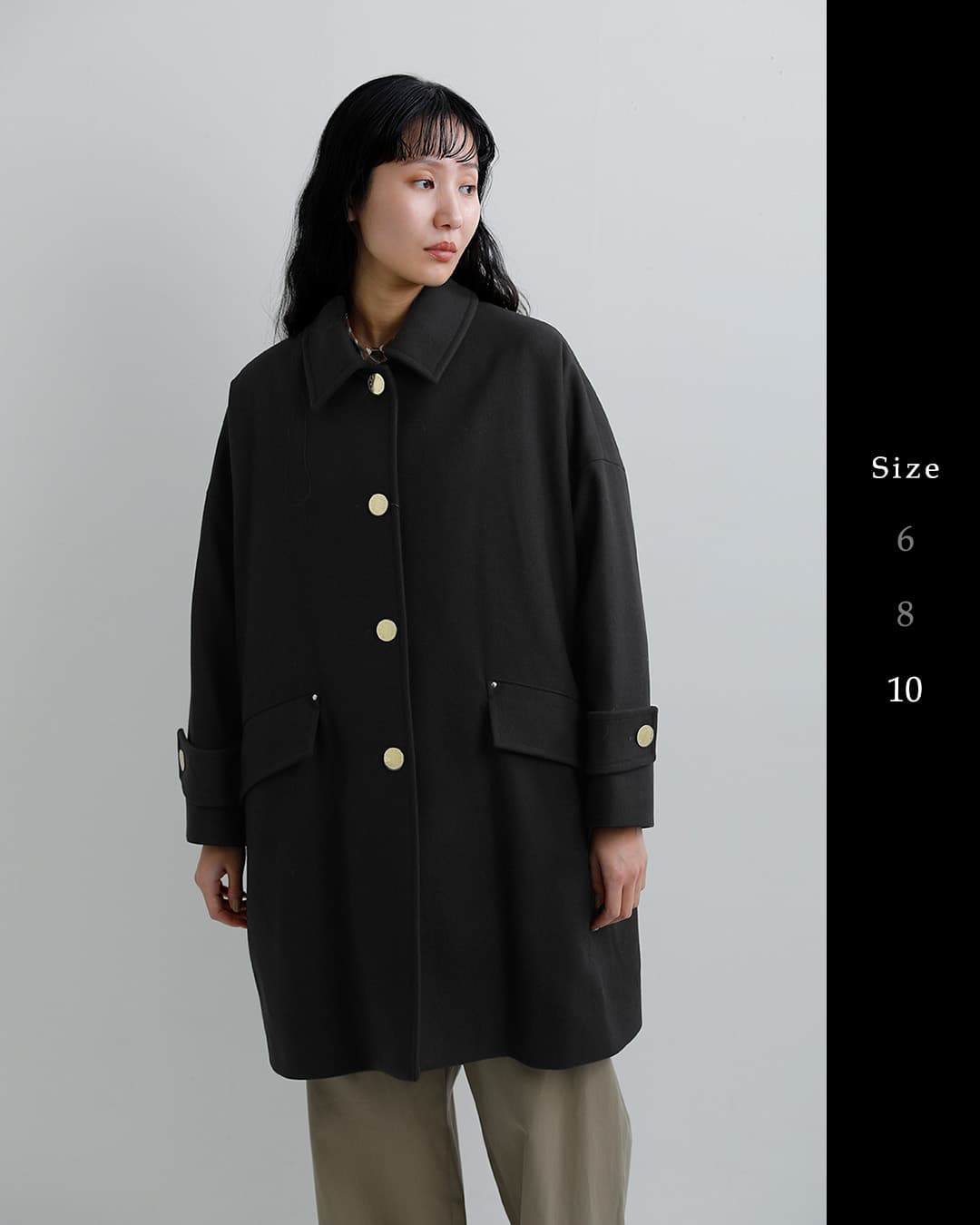 MACKINTOSH マッキントッシュ ハンビー ウールメルトン メタルボタン