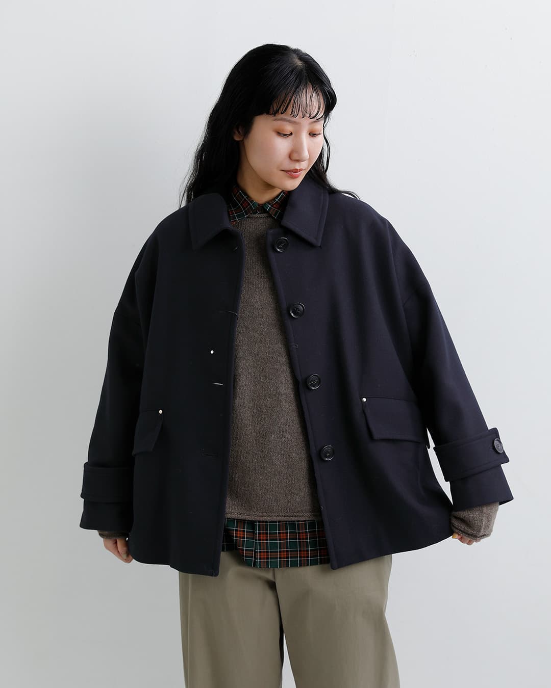 MACKINTOSH マッキントッシュ ハンビー ウールメルトン ショート