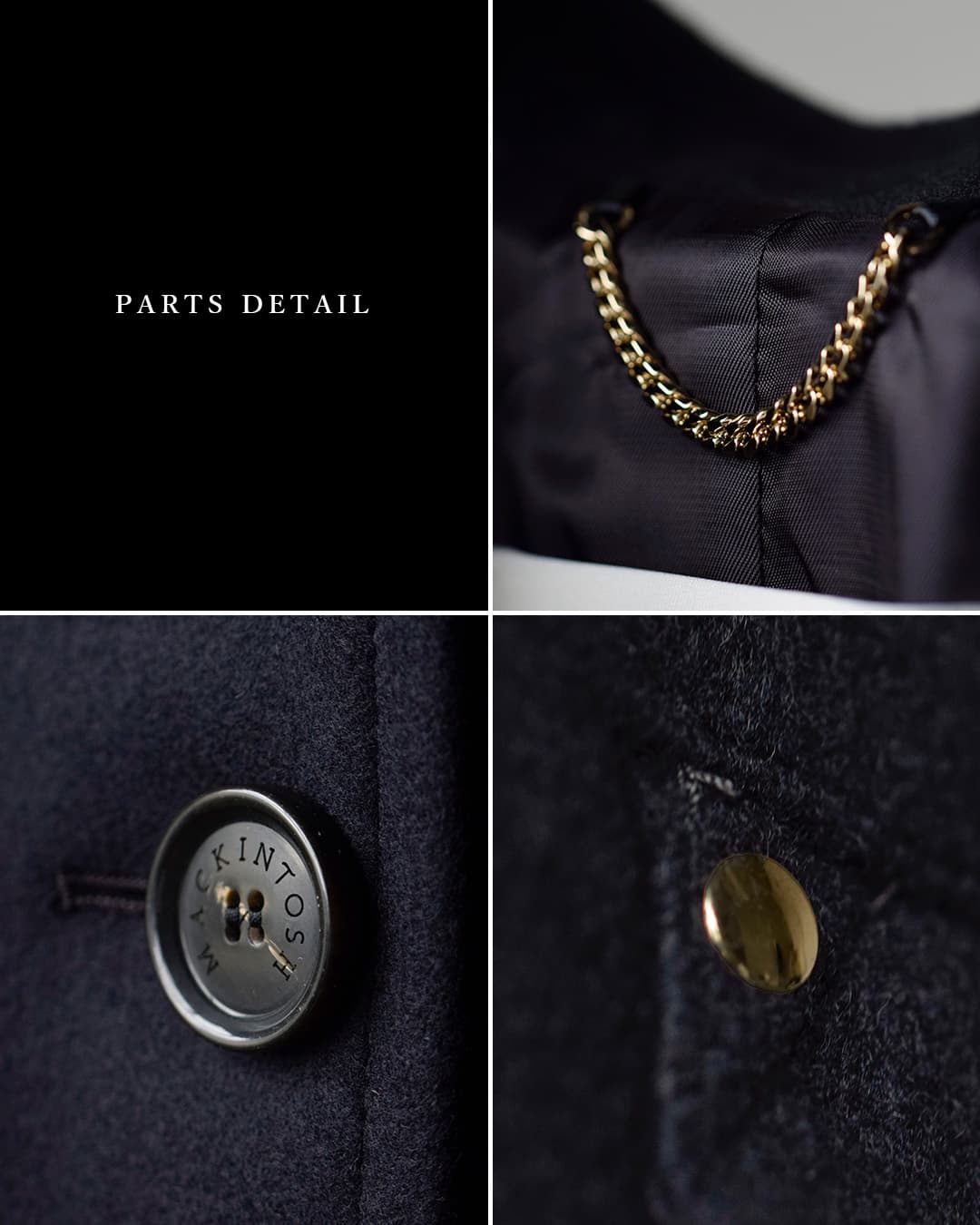 MACKINTOSH マッキントッシュ ハンビー ウールメルトン ショート