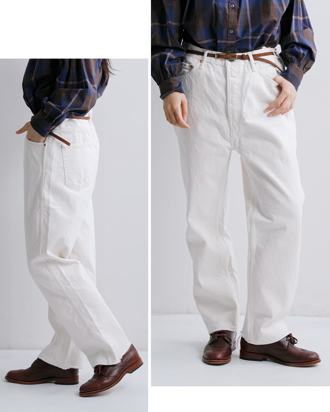 chimala チマラ 12oz デニム ワイドテーパード パンツ cs42-wp01c