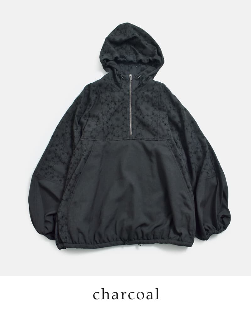 BoTT Flower Anorak Jacket Lサイズ RHODOLIRION ロドリリオン トロピカル オリジナル刺繍 アノラック