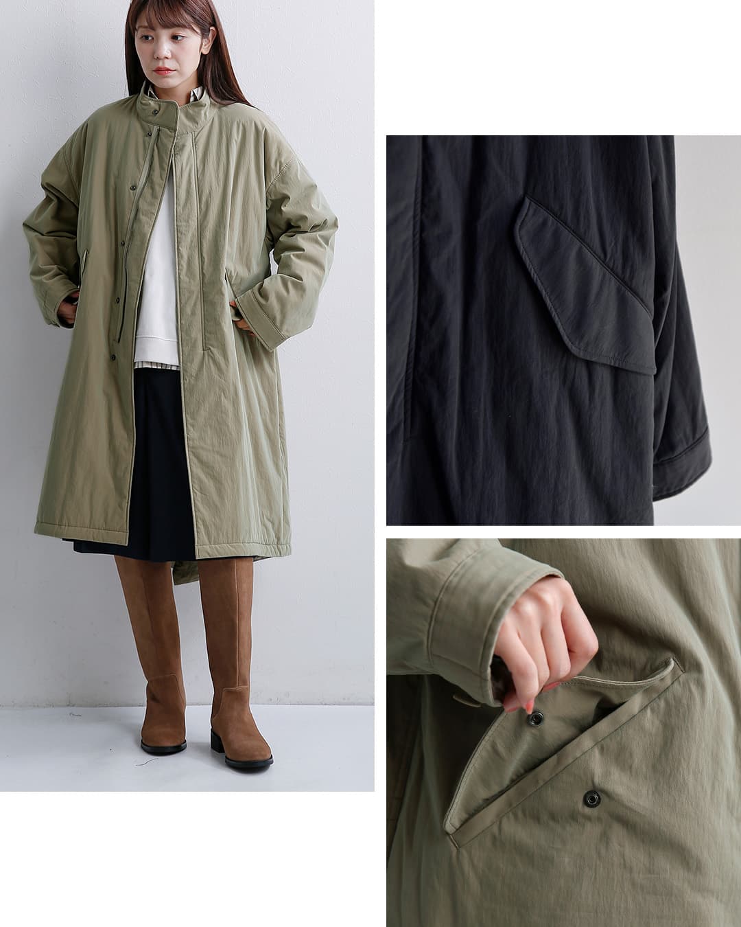 TICCA ティッカ パデッド モッズコート tbfa-071 レディース 2026aw