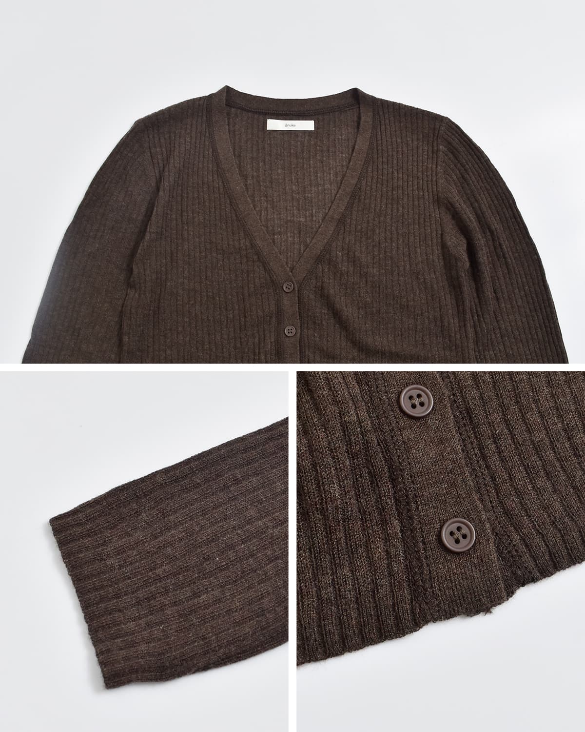 anuke アンヌーク レイヤード ハイネック ニット Layered Highneck