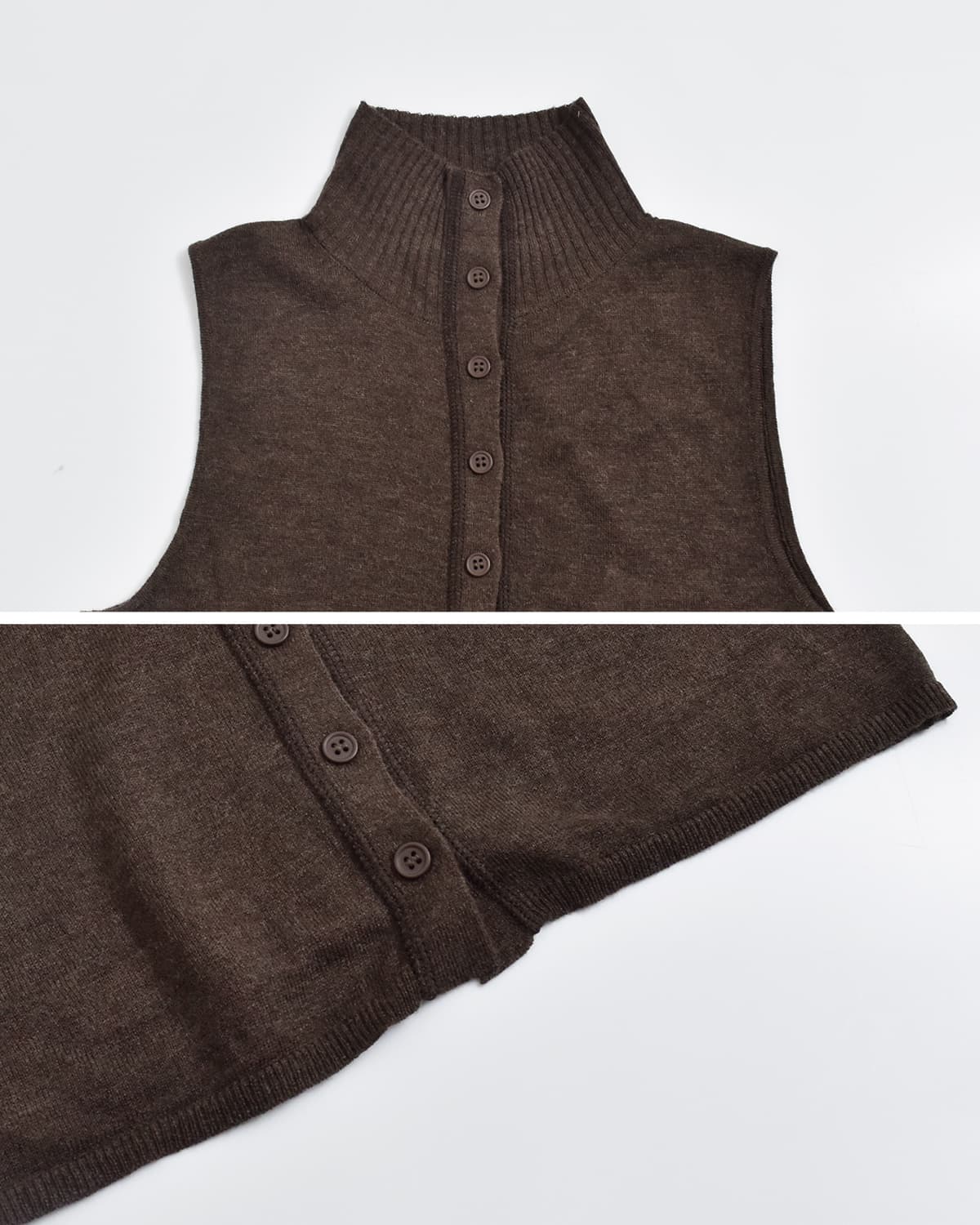 anuke アンヌーク レイヤード ハイネック ニット Layered Highneck