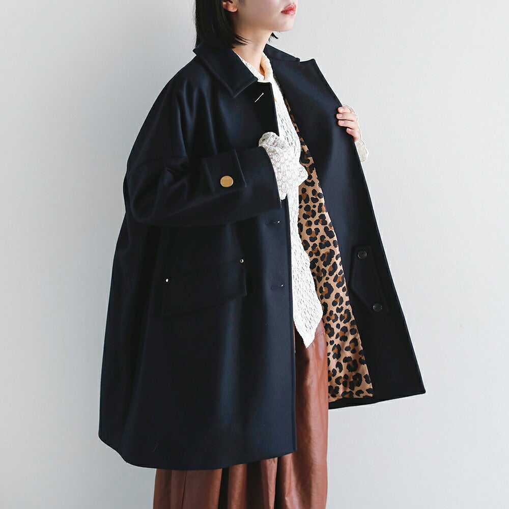 MACKINTOSH マッキントッシュ ハンビー ウールメルトン レオパード