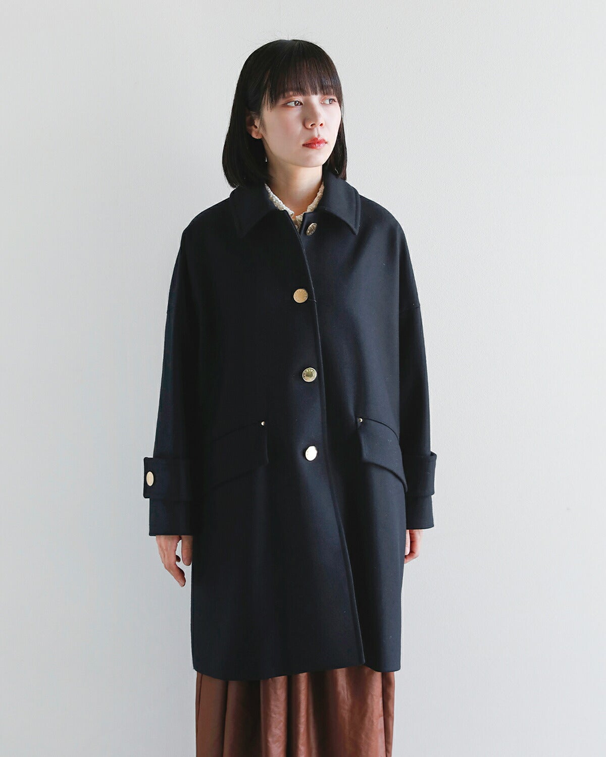 MACKINTOSH マッキントッシュ ハンビー ウールメルトン レオパード