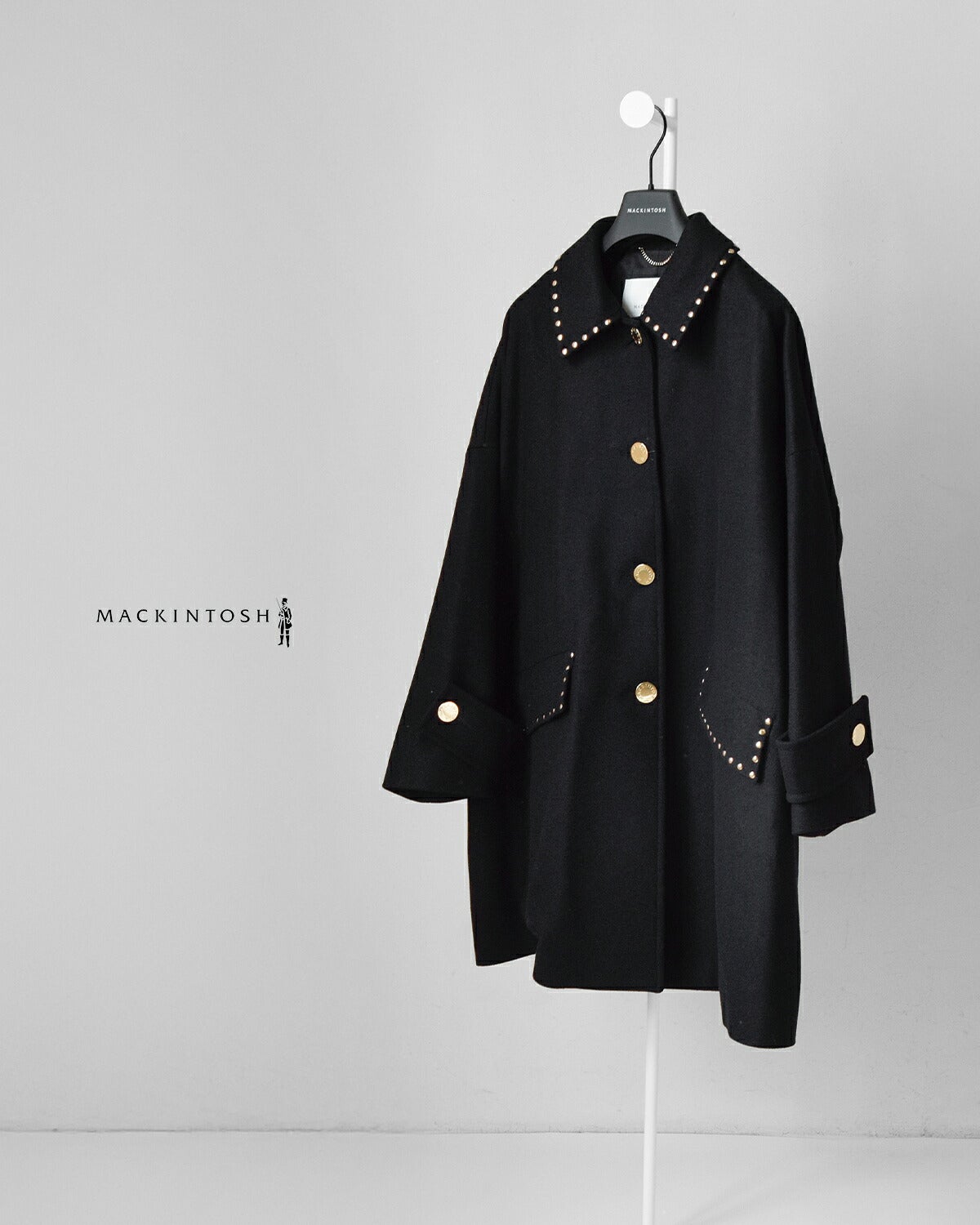 MACKINTOSH マッキントッシュ ハンビー ウールメルトン スタッズ
