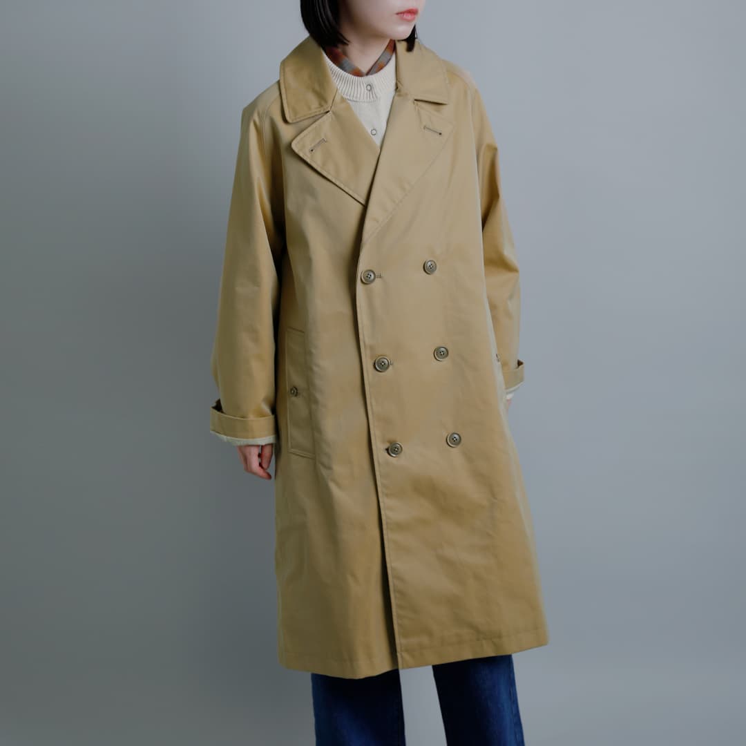 nanamica ナナミカ 2L コットン GORE-TEX ダブルブレステッドコート