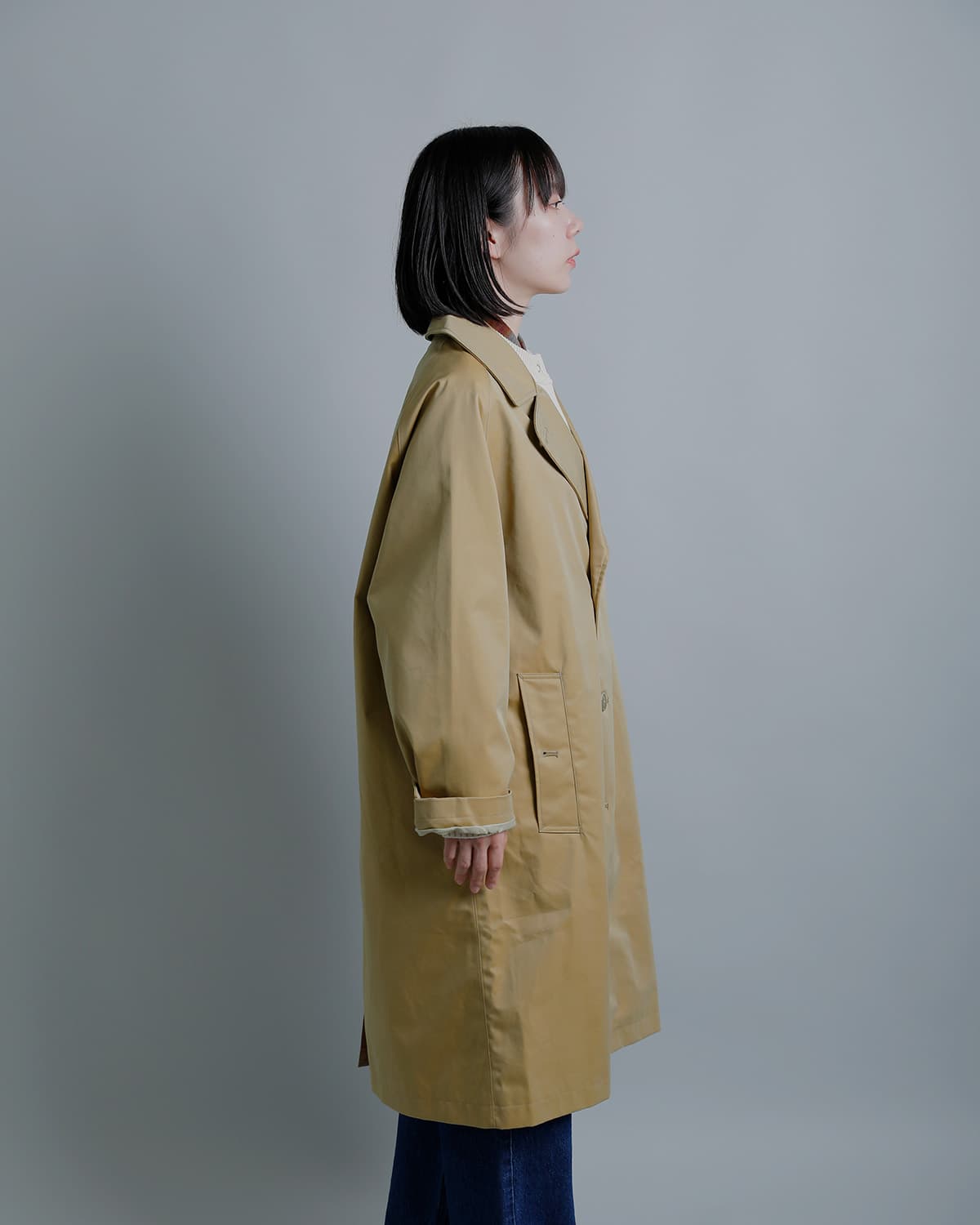 nanamica ナナミカ 2L コットン GORE-TEX ダブルブレステッドコート